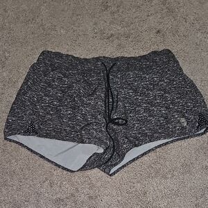 Hollister Black and Gray Athletic Shorts Lightweight Design